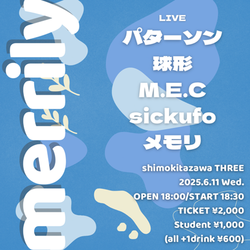 6月11日(水)下北沢Three